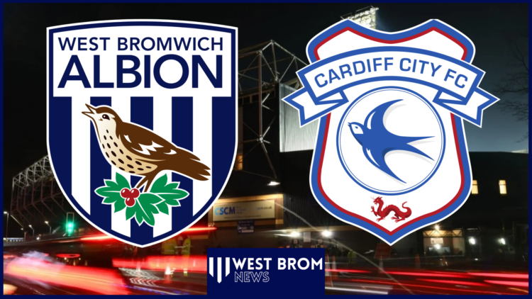 West Brom badge, Cardiff City badge, The Hawthorns