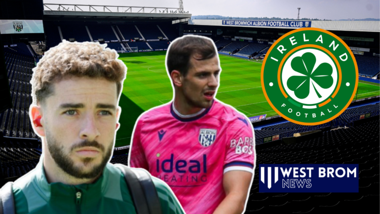 West Brom Mikey Johnston Jayson Molumby Ireland badge