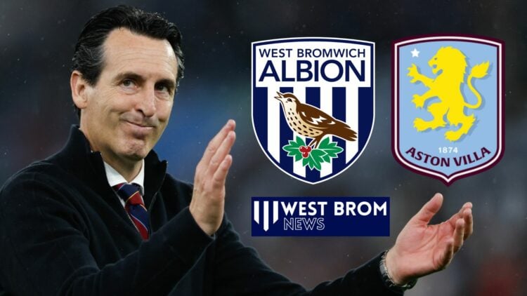 Unai Emery, Aston Villa badge, West Brom badge