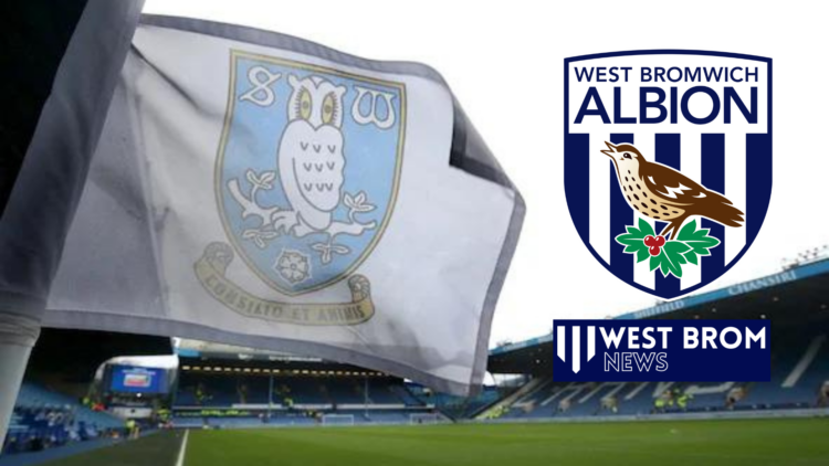 Sheffield Wednesday and West Brom logos, Hillsborough