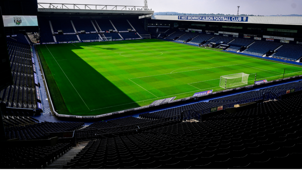West Brom stadium The Hawthorns.