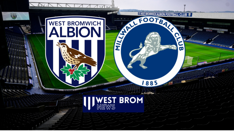 West Brom and Millwall badges, The Hawthorns