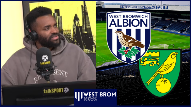 Darren Bent, West Brom badge, Norwich City badge