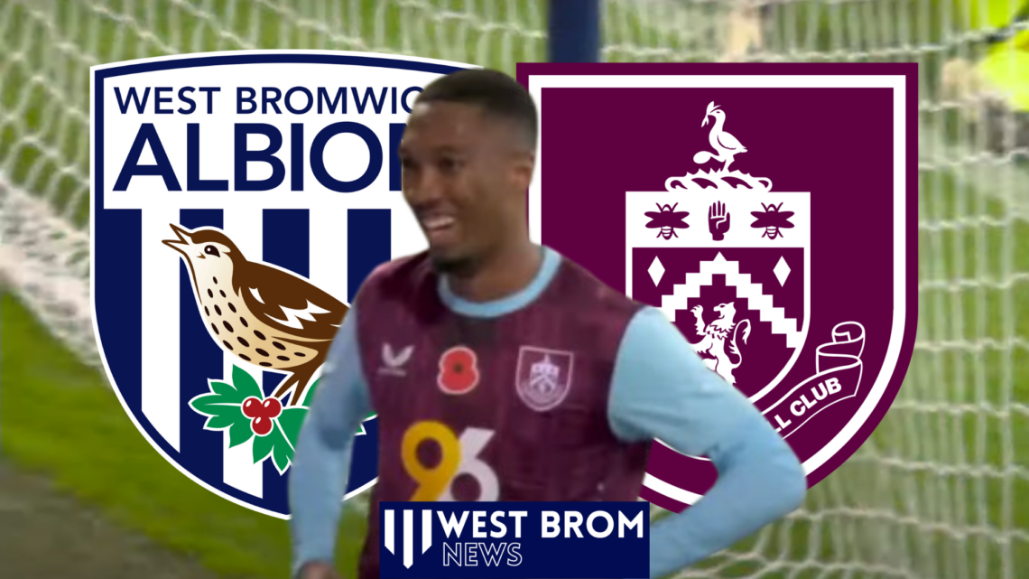 Jaidon Anthony West Brom badge Burnley badge