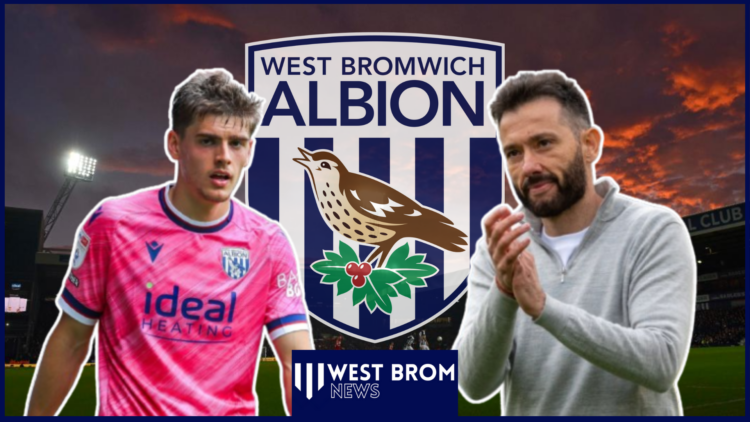 Tom Fellows, Carlos Corberan, West Brom badge