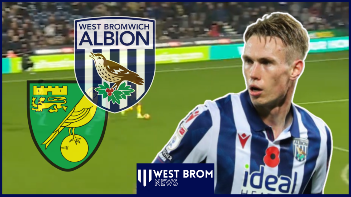 Torbjorn Heggem, West Brom badge, Norwich City badge