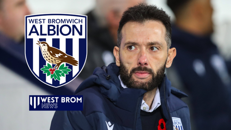 West Brom badge, Carlos Corberan