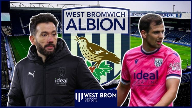 Carlos Corberan, Jayson Molumby, West Brom badge