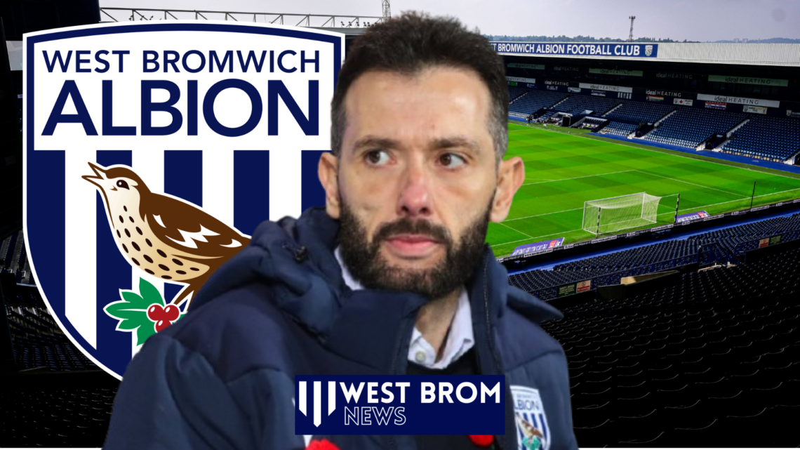 Carlos Corberan, West Brom badge