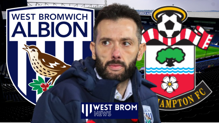 Carlos Corberan, West Brom badge, Southampton badge