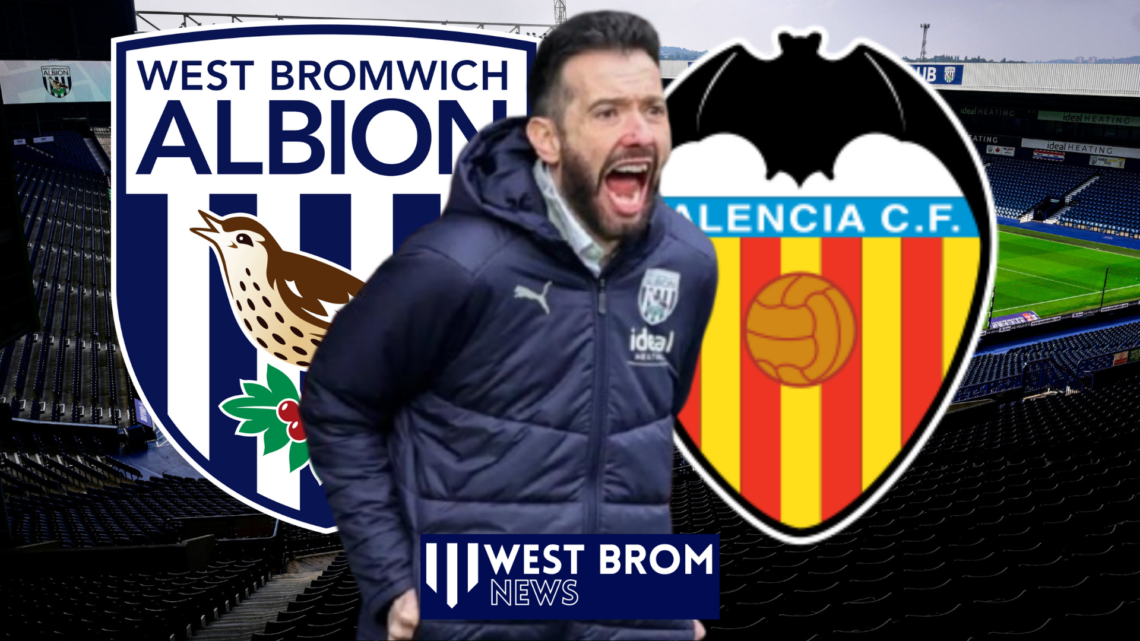 Carlos Corberan, West Brom badge, Valencia badge