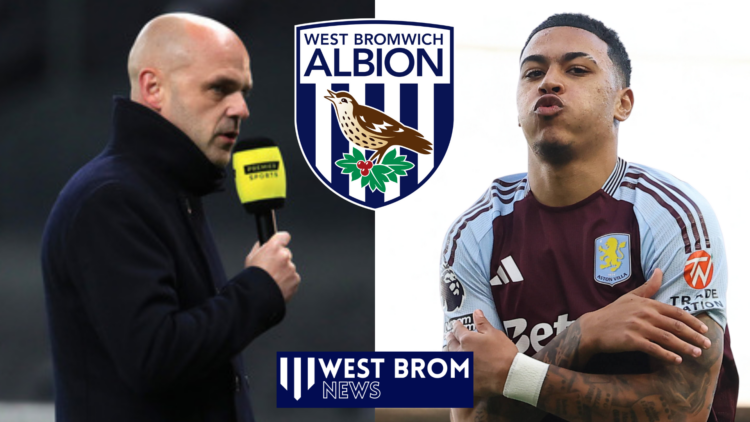 Danny Murphy, Morgan Rogers, West Brom badge