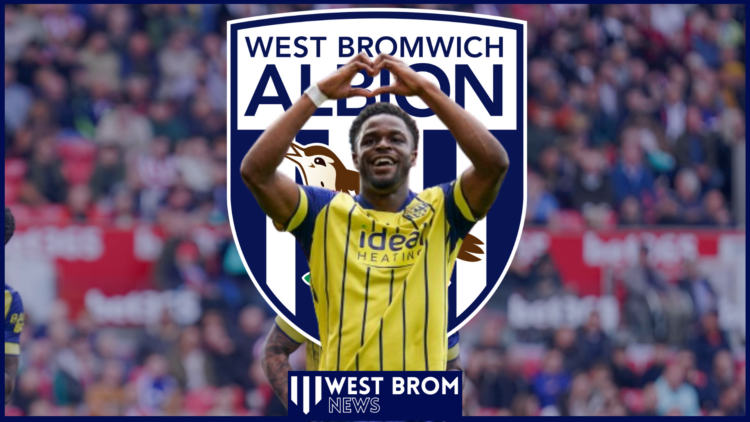 Josh Maja, West Brom badge