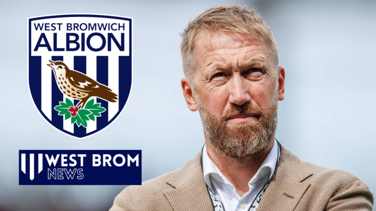 West Brom badge, Graham Potter
