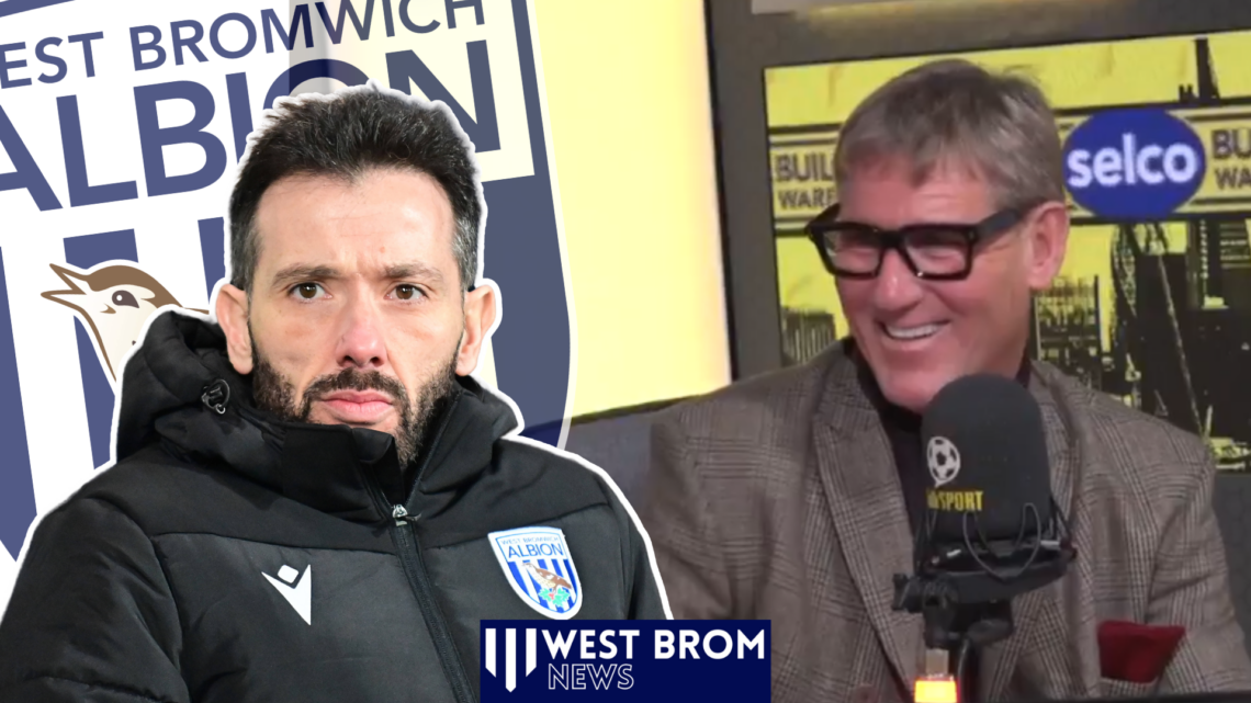 Carlos Corberan Simon Jordan West Brom badge