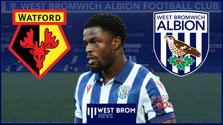 west brom badge, josh maja, watford badge
