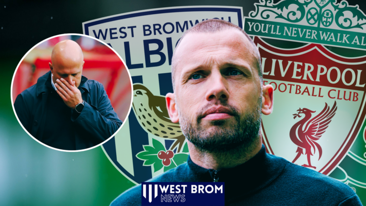 West Brom, Liverpool badges, Arne Slot and John Heitinga