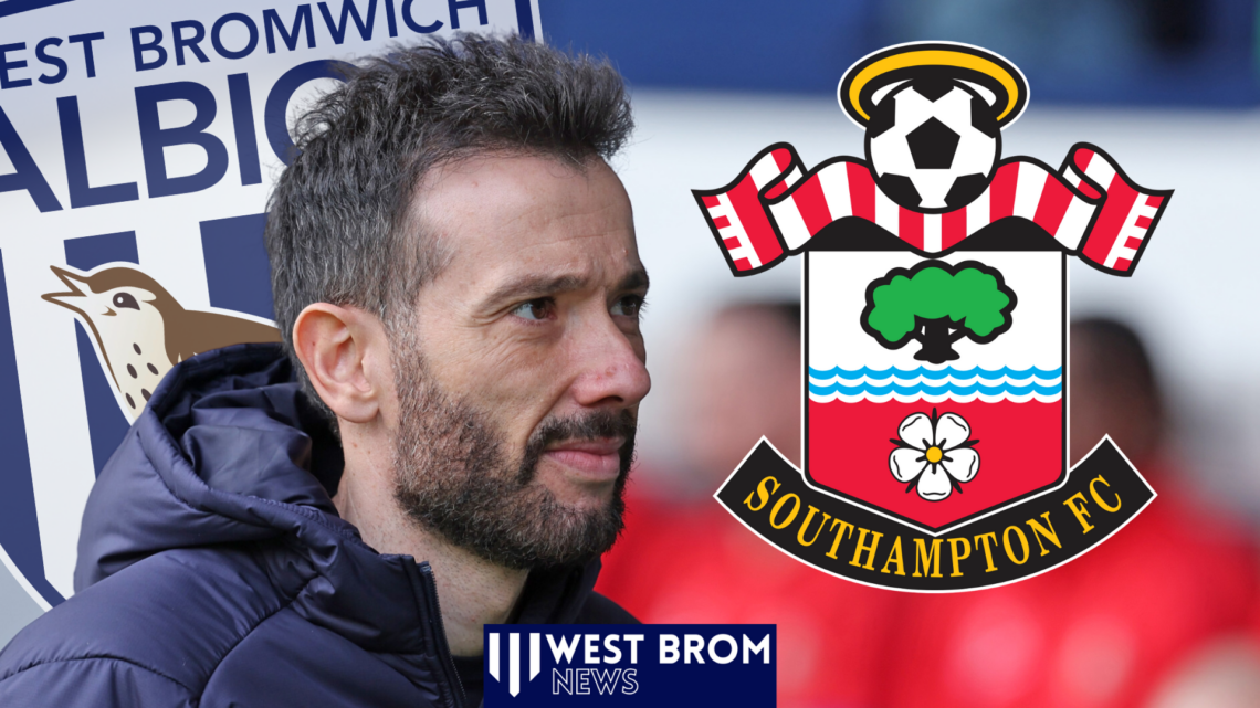 Carlos Corberan, Southampton and West Brom badges