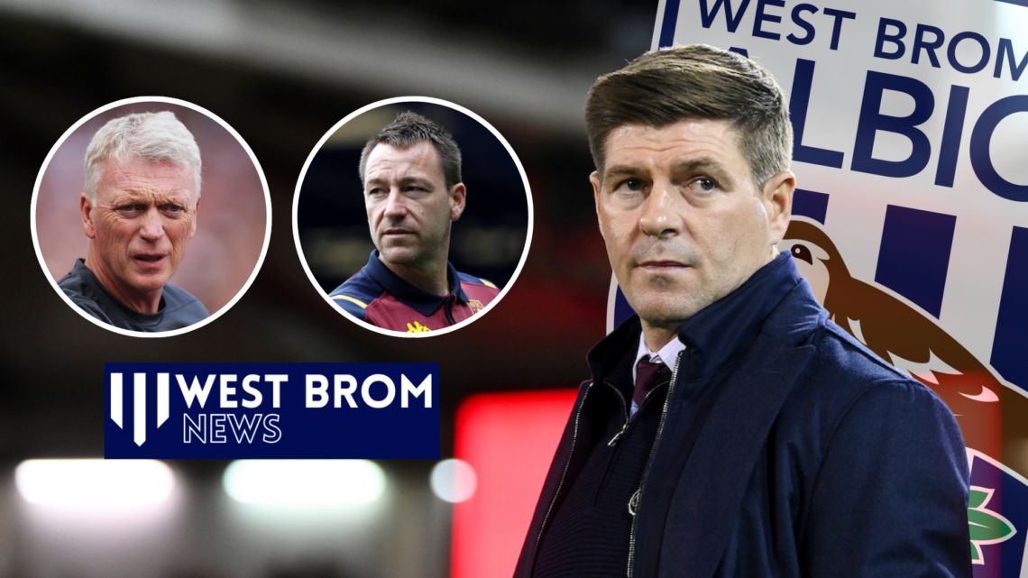 West Brom badge, Steven Gerrard, John Terry, David Moyes