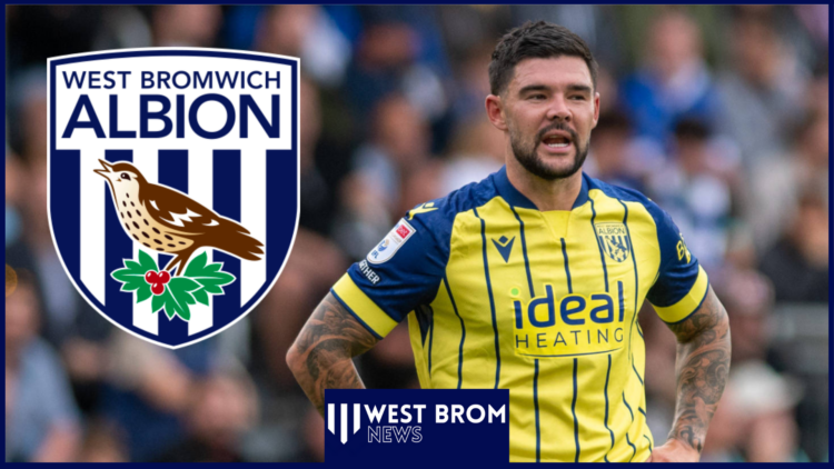 Picture of West Brom midfielder Alex Mowatt.
