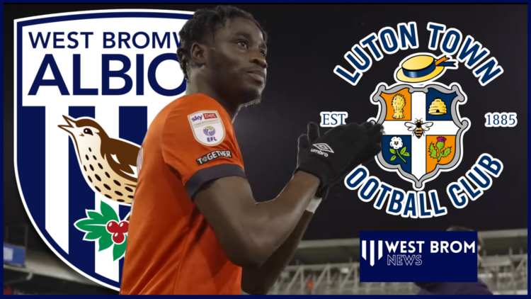 West Brom badge Luton Town Adebayo