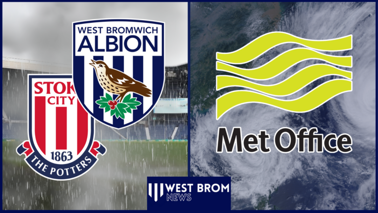 West Brom badge Stoke City Met Office