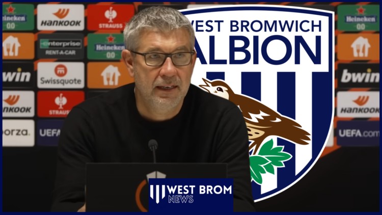 West Brom badge Urs Fischer
