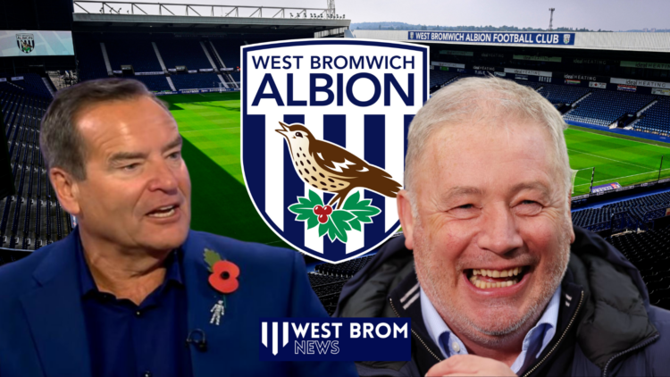 Jeff Stelling Ally McCoist West Brom badges