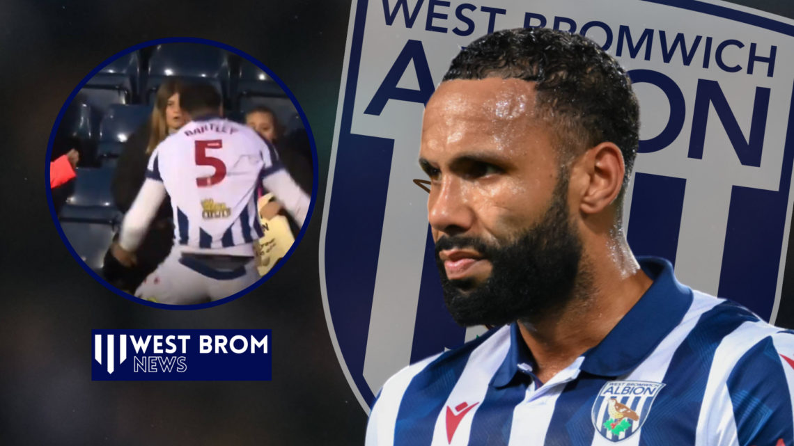 West Brom badge, Kyle Bartley v Preston