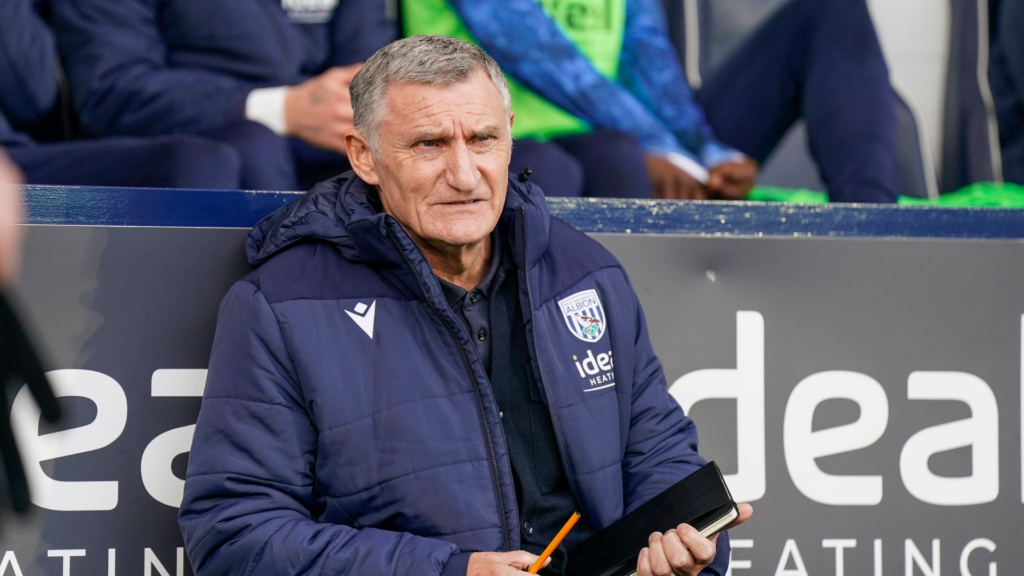 Tony Mowbray managing West Brom
