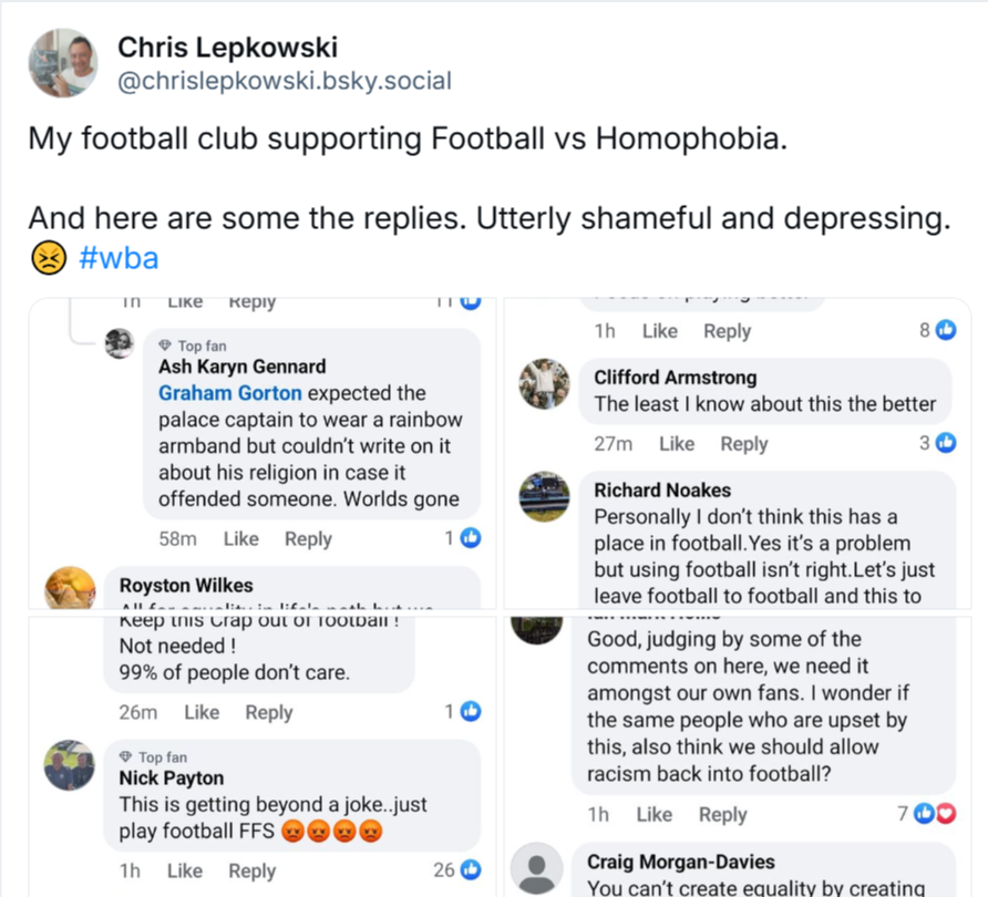 Chris Lepkowski shares West Brom fan responses