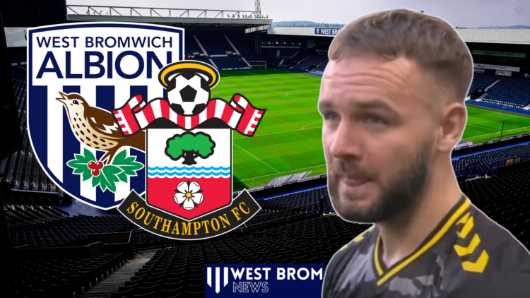 West Brom Southampton Adam Armstrong