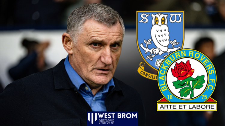 West Brom Tony Mowbray Sheffield Wednesday Blackburn Rovers