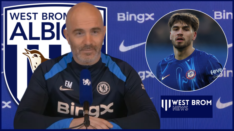 West Brom badge Enzo Maresca Marc Guiu
