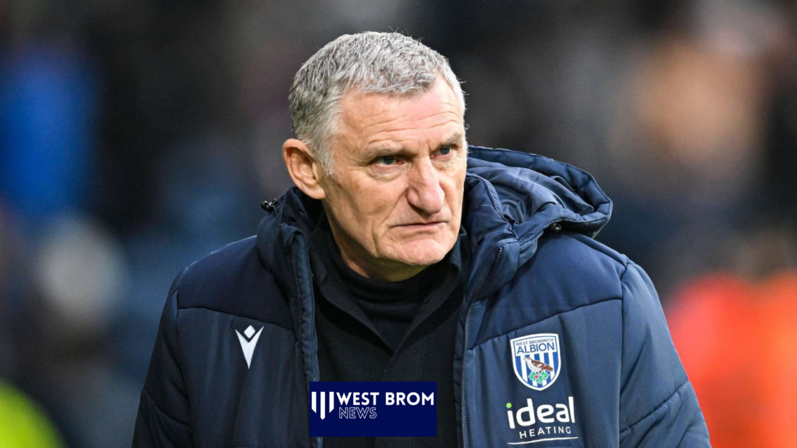 West Brom manager Tony Mowbray