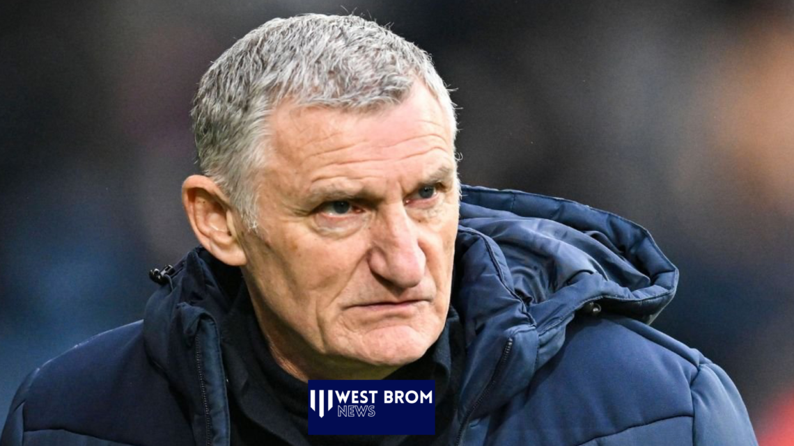 West Brom manager Tony Mowbray