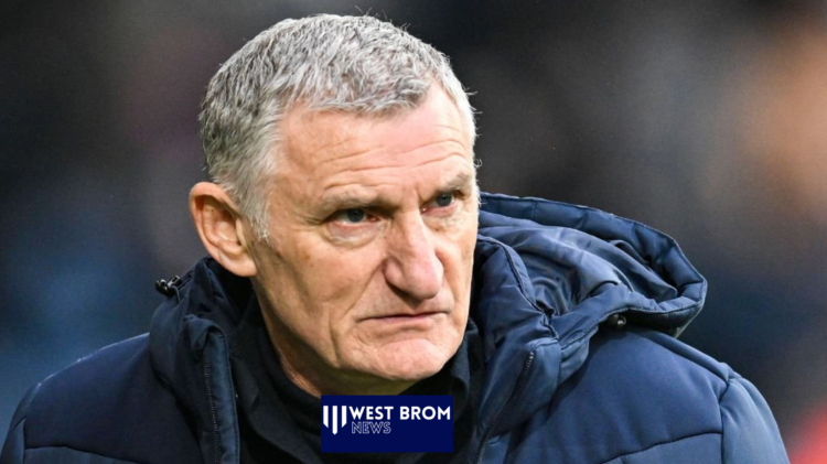 West Brom manager Tony Mowbray