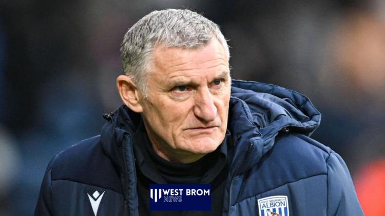 West Brom manager Tony Mowbray