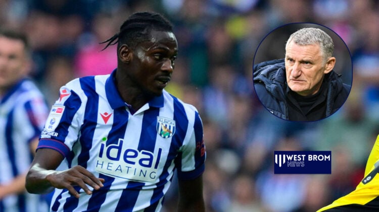 Ousmane Diakite and Tony Mowbray at West Brom.