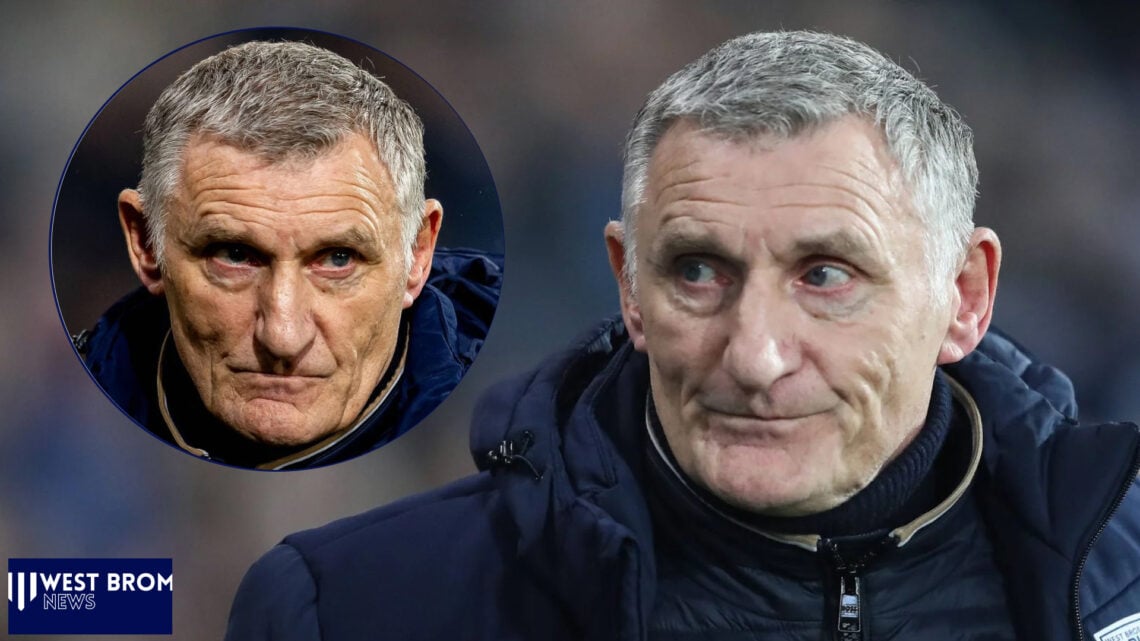 West Brom manager Tony Mowbray