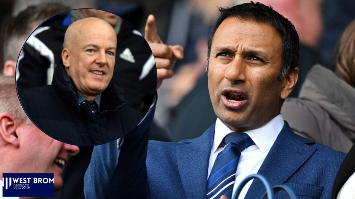 West Brom owner Shilen Patel and Jeremy Peace