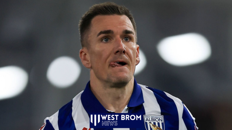 West Brom attacker Jed Wallace.