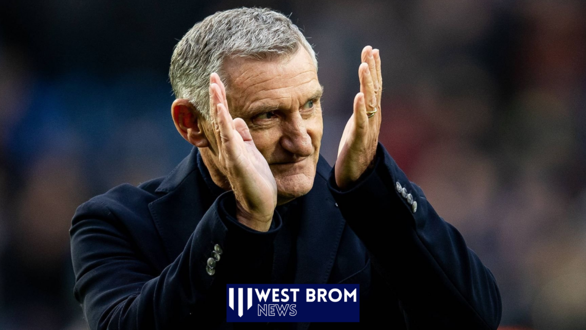 West Brom manager, Tony Mowbray