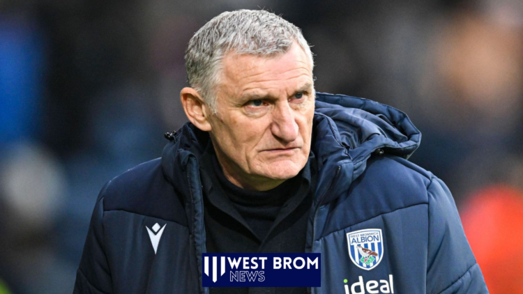 West Brom manager, Tony Mowbray