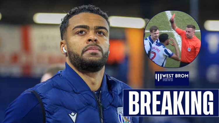 West Brom lost their appeal against Darnell Furlong's red card v QPR.