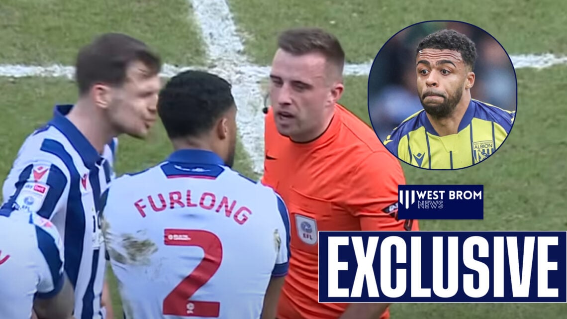 Darnell Furlong is sent off as West Brom beat QPR.