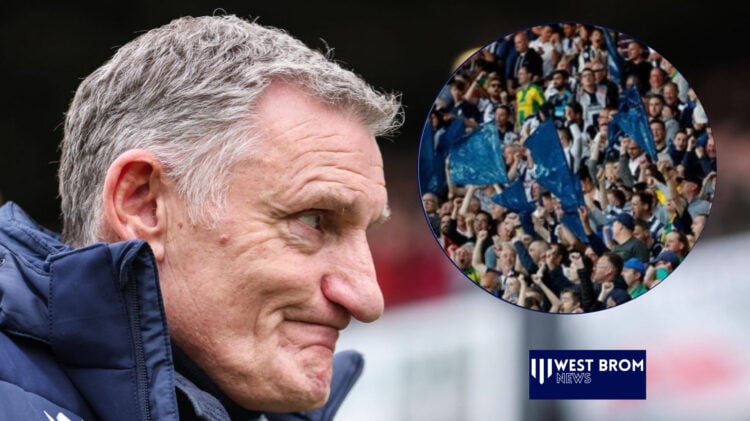 Tony Mowbray and West Brom fans