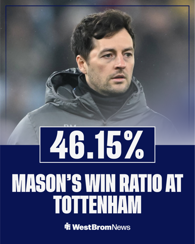 Ryan Mason is close to the West Brom job.
