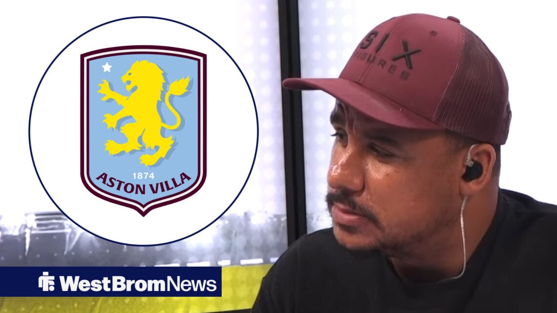 West Brom Aston Villa Gabby Agbonlahor