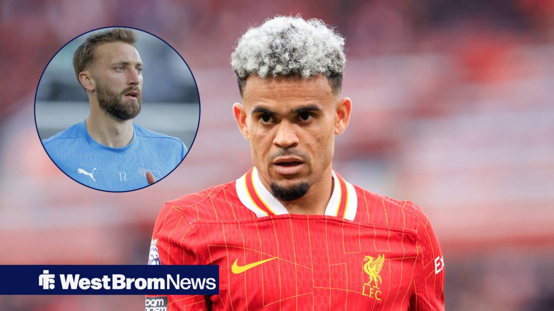 Liverpool star Luis Diaz has reacted to Nat Phillips' move to West Brom.